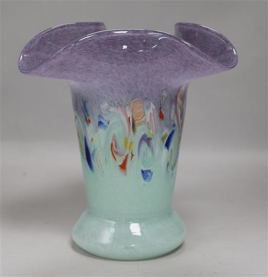 A Vasart? glass vase